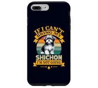 Carcasa para iPhone 7 Plus/8 Plus Si no Puedo traer a mi Perro Shichon, no voy a ser Perro Retro