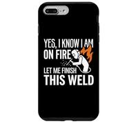 Carcasa para iPhone 7 Plus/8 Plus Sí, sé Que Estoy en Llamas Soldador Soldadura Identidad Humor