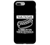 Carcasa para iPhone 7 Plus/8 Plus Sí, Soy gótico devorándome Estas Divertidas Salchichas