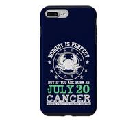 Carcasa para iPhone 7 Plus/8 Plus Signo del Zodiaco Cáncer Julio 20 Horóscopo Astrología Cumpleaños
