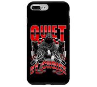 Carcasa para iPhone 7 Plus/8 Plus Silencioso por elección Mentalidad de molienda silenciosa, Gran Responsabilidad