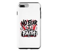 Carcasa para iPhone 7 Plus/8 Plus Sin Miedo en la fe Cristianos Romanos 8 31 Verso