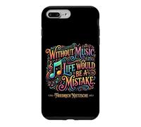 Carcasa para iPhone 7 Plus/8 Plus Sin música, la Vida sería un Error Friedrich Nietzsche