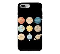 Carcasa para iPhone 7 Plus/8 Plus Sistema Solar Astronomía Galaxia Espacio Planetas Educativo Niños