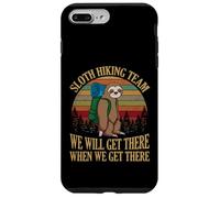 Carcasa para iPhone 7 Plus/8 Plus Sloth Hiking Team We Will Get There When We Get There Shirt