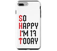 Carcasa para iPhone 7 Plus/8 Plus So Happy I'm 17 Today Funny 17th Birthday Chistes 17 Cumpleaños