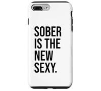 Carcasa para iPhone 7 Plus/8 Plus Sober is The New Sexy & Sober Anniversary Sobriety Recovery