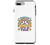Carcasa para iPhone 7 Plus/8 Plus Sobreviví a los años 60 Dos Veces Sesenta 70 años 70 años cumpleaños