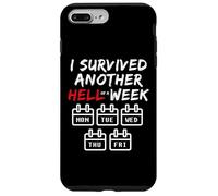 Carcasa para iPhone 7 Plus/8 Plus Sobreviví a Otro Infierno de una Semana - Fin de Semana sarcástico Divertido