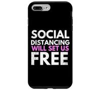 Carcasa para iPhone 7 Plus/8 Plus Social Distancing Will Set Us Free