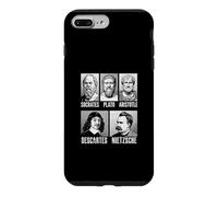 Carcasa para iPhone 7 Plus/8 Plus Sócrates Platón Aristóteles Descartes Nietzsche Filosofía