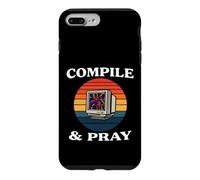 Carcasa para iPhone 7 Plus/8 Plus Software Developer Compile & Pray Retro Coder