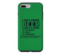 Carcasa para iPhone 7 Plus/8 Plus Solo Bebo Cerveza 3 días a la Semana Lista de verificación