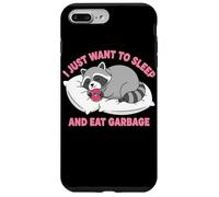 Carcasa para iPhone 7 Plus/8 Plus Solo Quiero Dormir Y Comer Basura