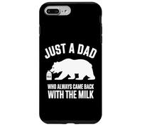 Carcasa para iPhone 7 Plus/8 Plus Solo un papá Que Siempre volvió con el Día del Padre con Leche