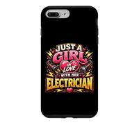Carcasa para iPhone 7 Plus/8 Plus Solo una Chica Enamorada de su Electricista Electricista Divertido