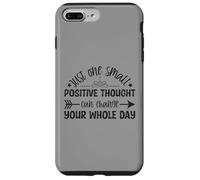 Carcasa para iPhone 7 Plus/8 Plus Solo una pequeña Cita Motivacional de Pensamiento Positivo