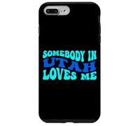 Carcasa para iPhone 7 Plus/8 Plus Somebody in Utah Loves Me Modern Boho Vibe
