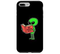 Carcasa para iPhone 7 Plus/8 Plus ¿Son los Humanos Realmente Divertido Alien Space UFO Conspiración