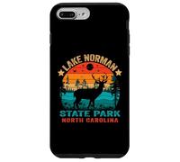 Carcasa para iPhone 7 Plus/8 Plus Souvenir Retro al Atardecer en el Parque Estatal Lake Norman de Carolina del Norte