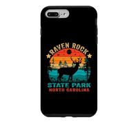 Carcasa para iPhone 7 Plus/8 Plus Souvenir Retro al Atardecer en el Parque Estatal Raven Rock de Carolina del Norte