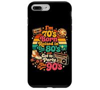 Carcasa para iPhone 7 Plus/8 Plus Soy 70 nací Criado en los 80 y FUI de Fiesta en los 90