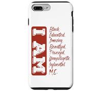 Carcasa para iPhone 7 Plus/8 Plus Soy El Mes De La Historia Negra Fuerte Educado Orgulloso