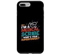 Carcasa para iPhone 7 Plus/8 Plus Soy un escriba médico ¿Cuál es tu Superpoder médico Scribers