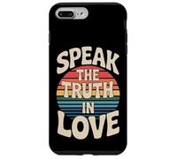 Carcasa para iPhone 7 Plus/8 Plus Speak The Truth In Love Amable honestidad fe |-