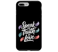 Carcasa para iPhone 7 Plus/8 Plus Speak The Truth In Love Amable honestidad fe -