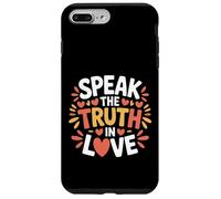 Carcasa para iPhone 7 Plus/8 Plus Speak The Truth In Love Amable honestidad fe |-