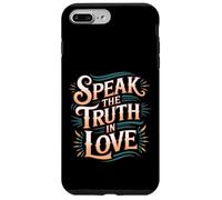 Carcasa para iPhone 7 Plus/8 Plus Speak The Truth In Love Amable honestidad fe -