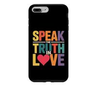 Carcasa para iPhone 7 Plus/8 Plus Speak The Truth In Love Amable honestidad fe -