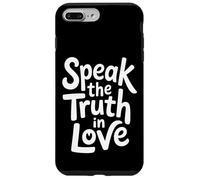 Carcasa para iPhone 7 Plus/8 Plus Speak The Truth In Love Amable honestidad fe ||-