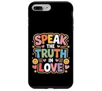 Carcasa para iPhone 7 Plus/8 Plus Speak The Truth In Love Amable honestidad fe -