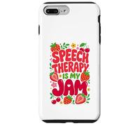 Carcasa para iPhone 7 Plus/8 Plus Speech Therapy is My Jam Boho Floral SLP Speech Therapist