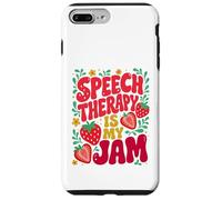 Carcasa para iPhone 7 Plus/8 Plus Speech Therapy is My Jam Boho Floral | SLP Speech Therapist