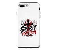 Carcasa para iPhone 7 Plus/8 Plus Spirit Ignition Romanos 12:11 Cross Revival Fire