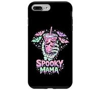 Carcasa para iPhone 7 Plus/8 Plus Spooky Mama Pastel Goth Skeleton Hand Café Mama para Halloween