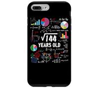 Carcasa para iPhone 7 Plus/8 Plus Square Root of 144 12th Birthday 12 Year Old Math Nerd