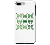 Carcasa para iPhone 7 Plus/8 Plus St Patrick’s Day Green Shamrock Bow Coquette St Patricks Day