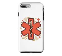 Carcasa para iPhone 7 Plus/8 Plus Star of Life Symbol Paramedic EMT EMS Emergency