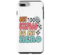 Carcasa para iPhone 7 Plus/8 Plus Stepdad Hero Cute Retro Floral Fathers Day Appreciation
