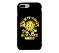 Carcasa para iPhone 7 Plus/8 Plus Stick It Where The Sun Don't Shine - Novedad de Actitud Divertida
