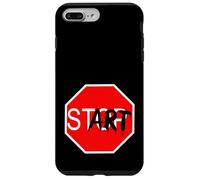 Carcasa para iPhone 7 Plus/8 Plus Stop Start Graffiti Design Statement Motivation Gym