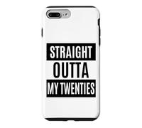 Carcasa para iPhone 7 Plus/8 Plus Straight out of My 20s Millennial 1989 Regalo de 30 cumpleaños