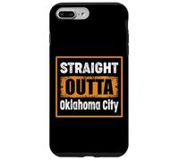 Carcasa para iPhone 7 Plus/8 Plus Straight Outta Oklahoma City, Oklahoma, EE. UU., Retro Envejecido