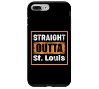 Carcasa para iPhone 7 Plus/8 Plus Straight Outta St. Louis Missouri USA Retro Humor Envejecido