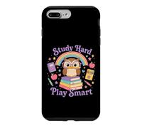 Carcasa para iPhone 7 Plus/8 Plus Study Hard Play Smart Owl Back To School Student