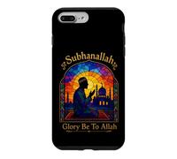 Carcasa para iPhone 7 Plus/8 Plus Subhanallah Glory Be To Allah Muslim Pray Arte de vidrieras